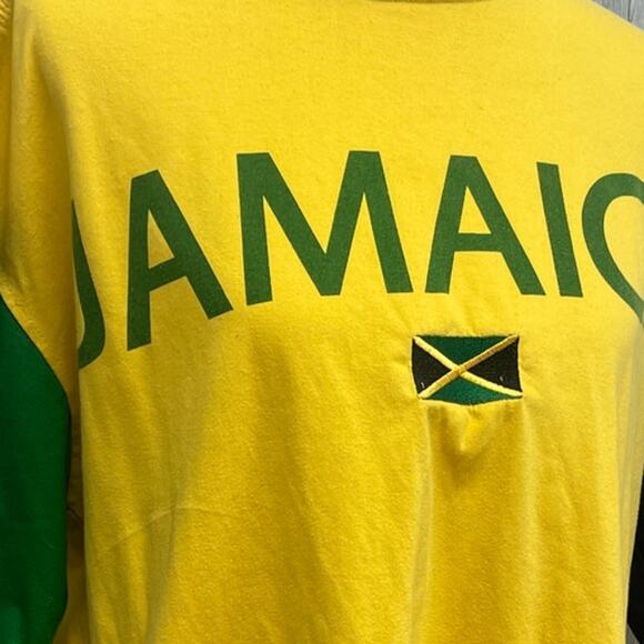Yeh Mon Island Apparel Mens XXL Jamaica Short Sleeve Crew Neck Tee Shirt - Picture 2 of 5